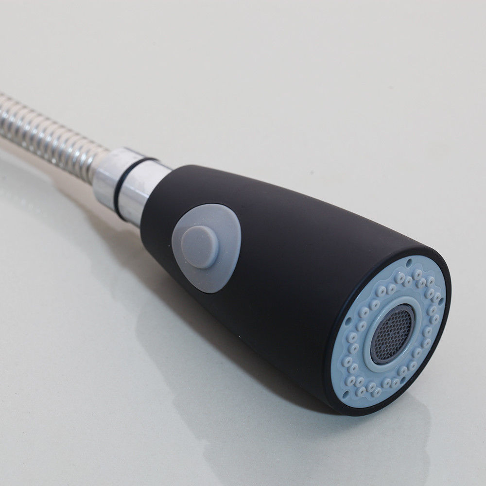 Matte black kitchen faucet