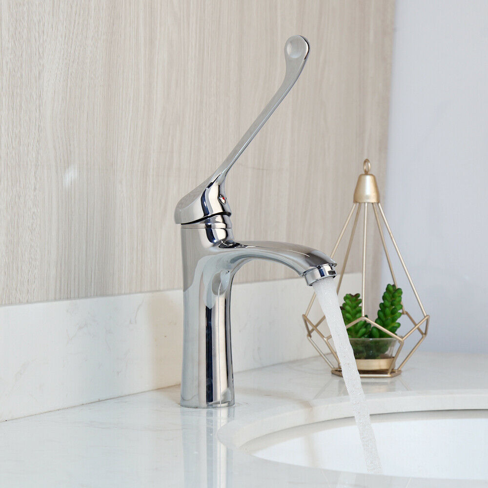 Elbow mixer tap chrome