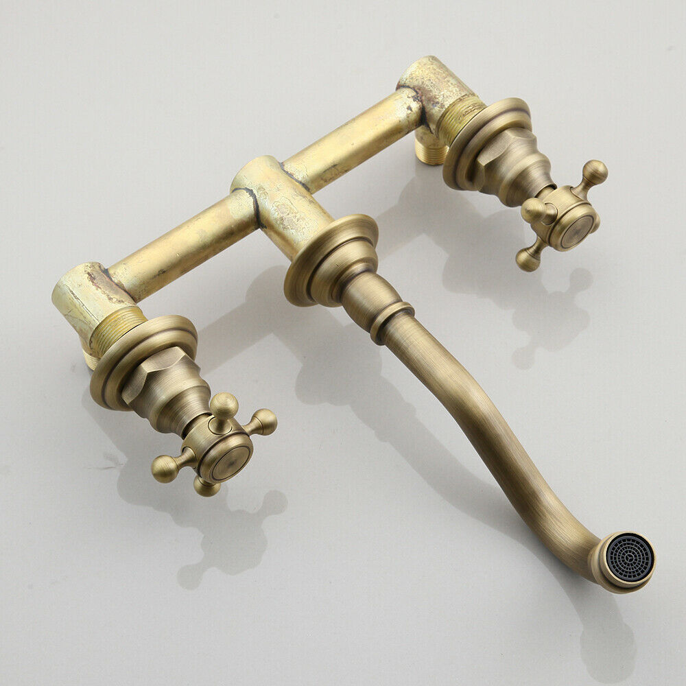 Wandeinbauhahn aus Bronze