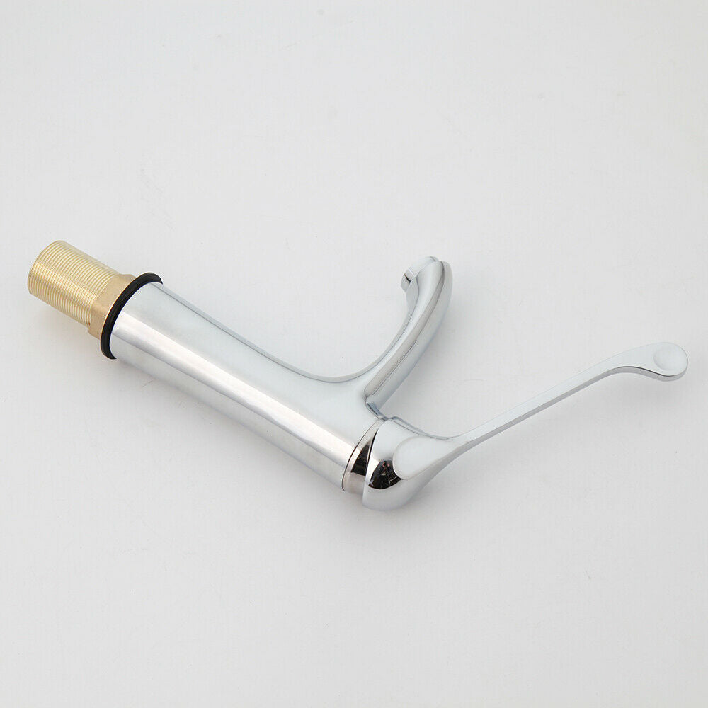 Elbow mixer tap chrome