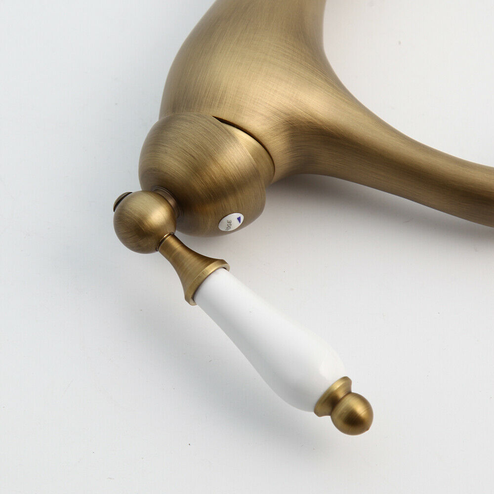 Bronze-colored mixer tap