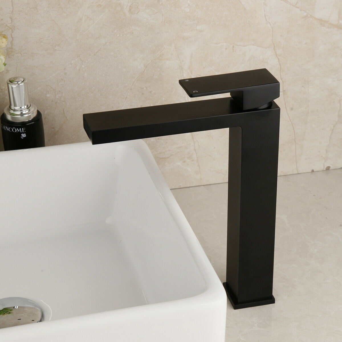 Beautiful tall black tap