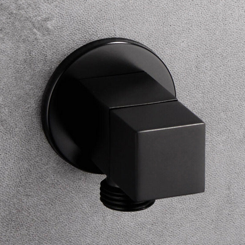 Modernes Eckventil schwarz