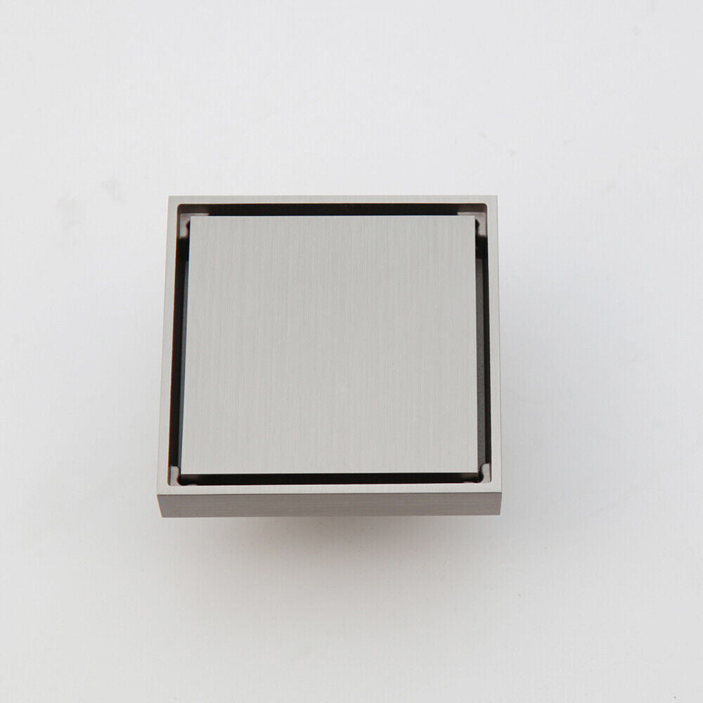 Shower Drain Brushed Nickel – Square Model