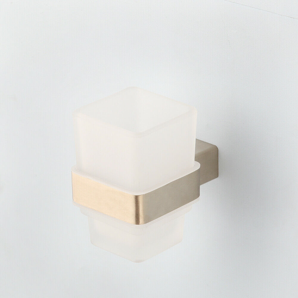 Matte gold cup holder