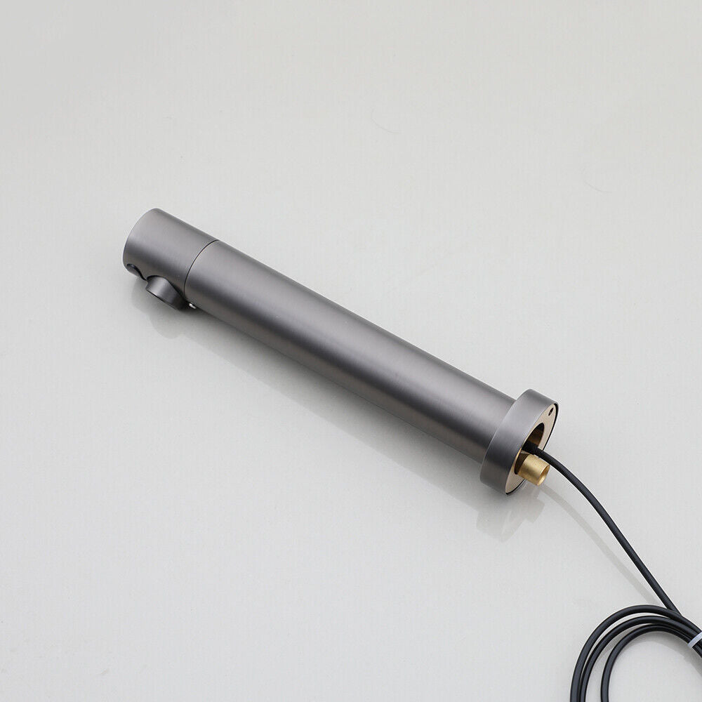 Gun metal sensor tap wall mount