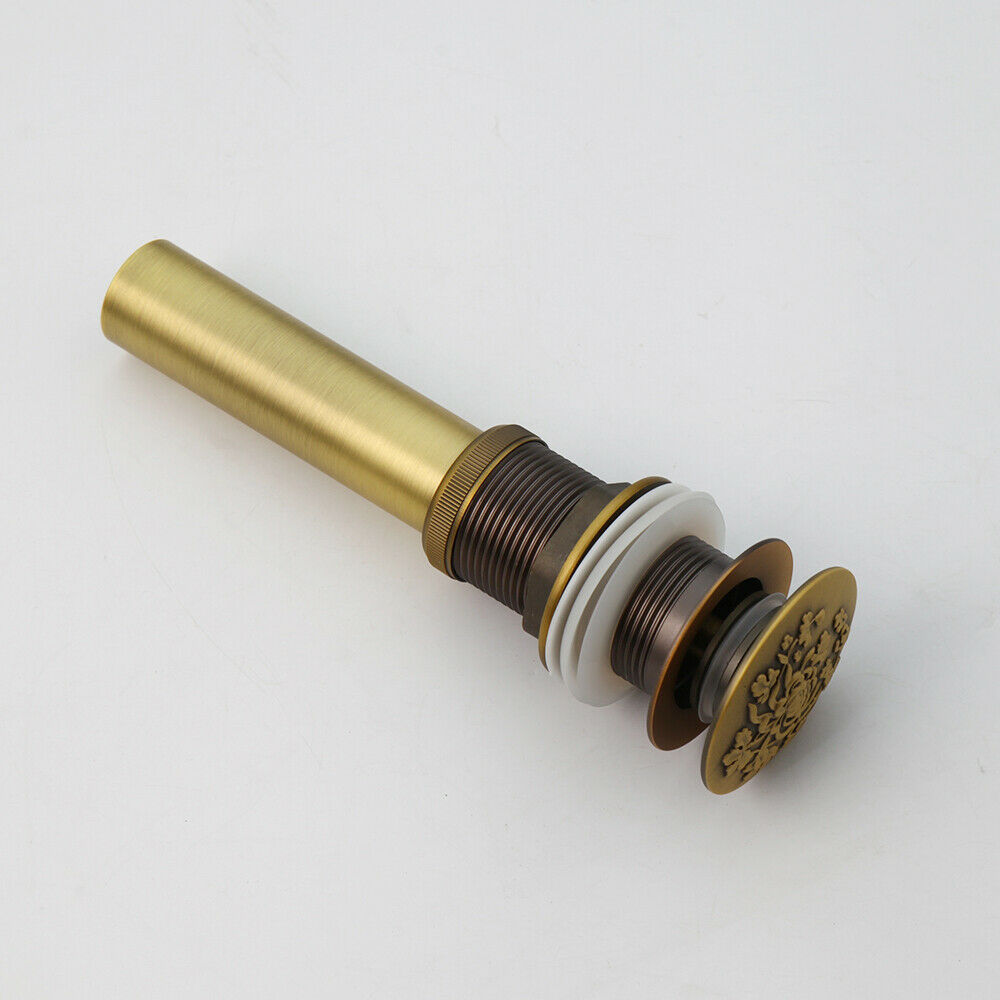 Klick-Ablauf ohne Überlauf, bronzefarben