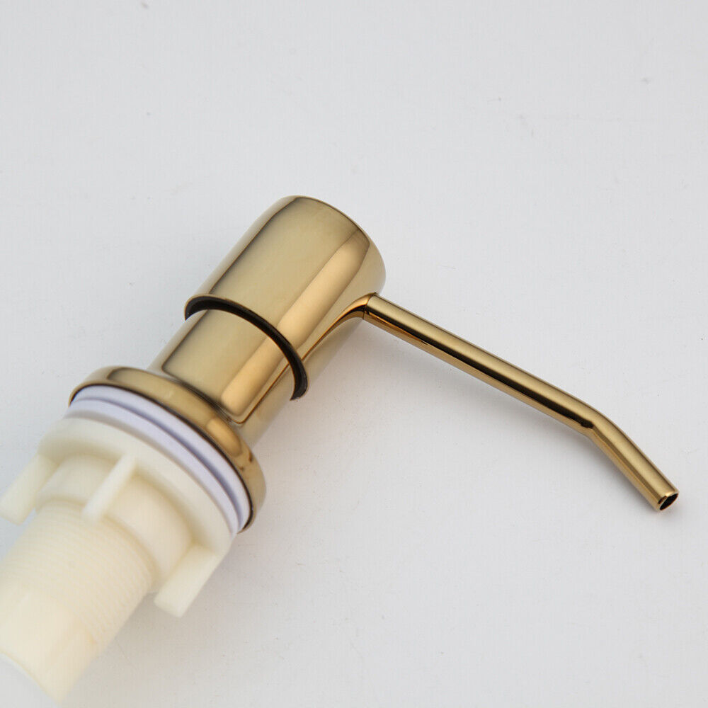 Goudkleurige inbouw zeeppomp