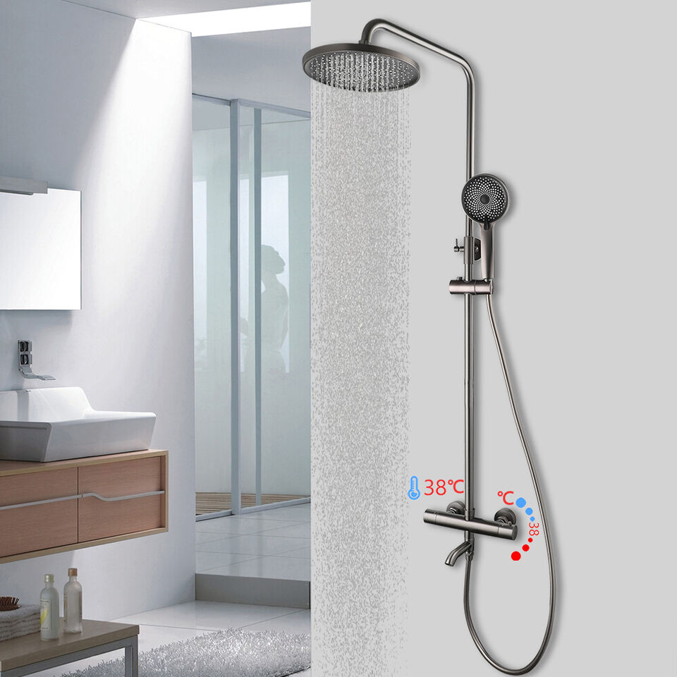 mooie gun metal douche