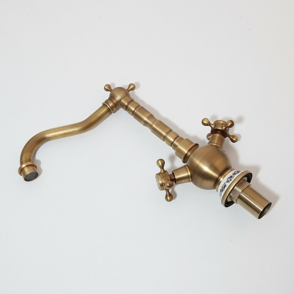 Nostalgic swivel kitchen faucet bronze