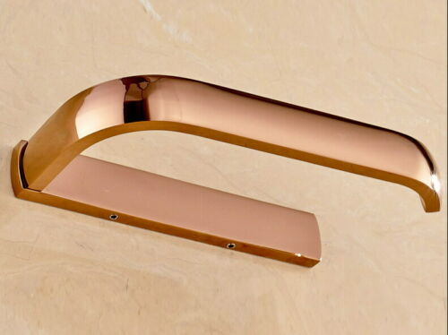 Toilet roll holder in rose gold color