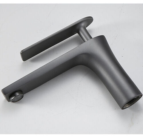 Elegante Waschtischarmatur Gun Metal