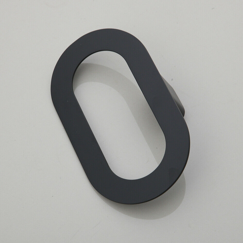 Modern towel ring black