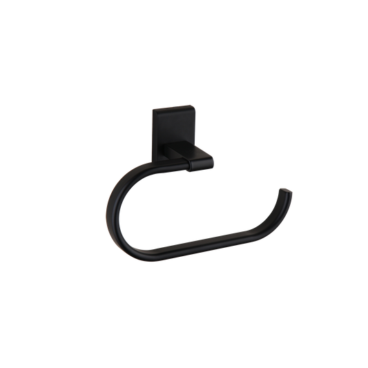 Schwarzer Toilettenpapierhalter