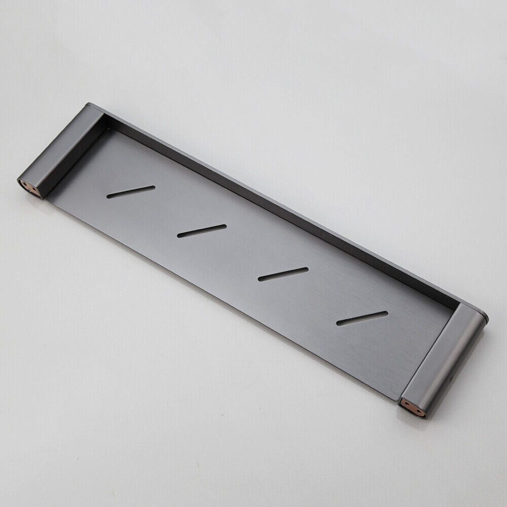 Elegant Gunmetal Shelf for Bathroom or Toilet