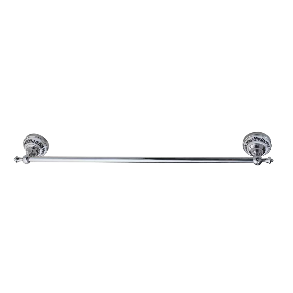 Classic Single Towel Rack - Chrome