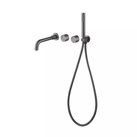 Einbau-Badewannenset in Rotguss