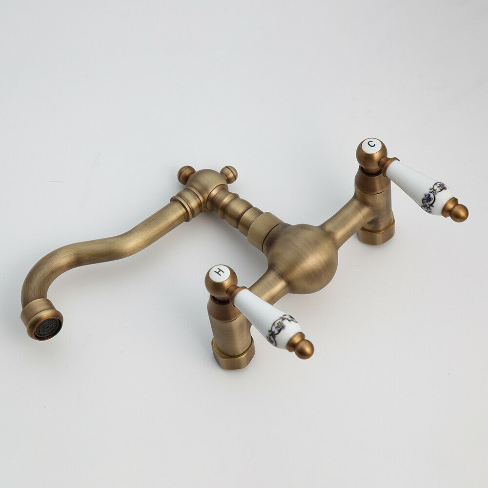 muurkraan brons afgewerkt