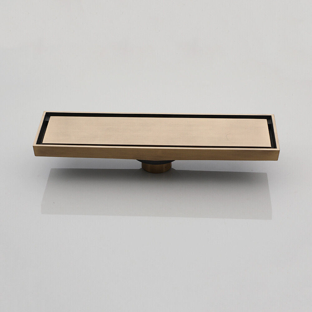 Luxurious Bronze-Colored Shower Drain 100cm with Odor Trap