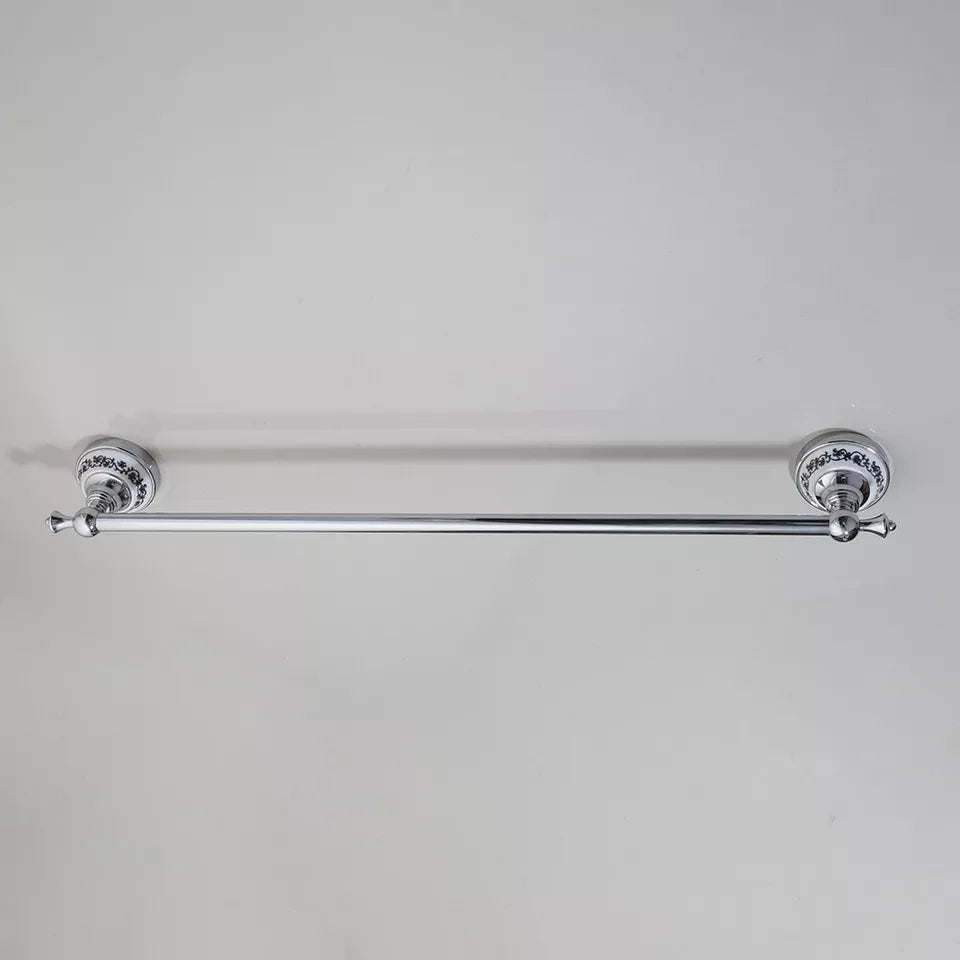 Classic Single Towel Rack - Chrome