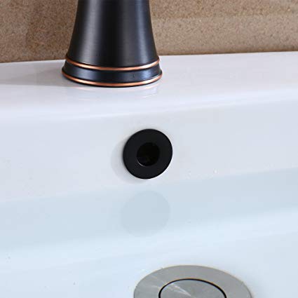 Olie bronzen overloop rozet