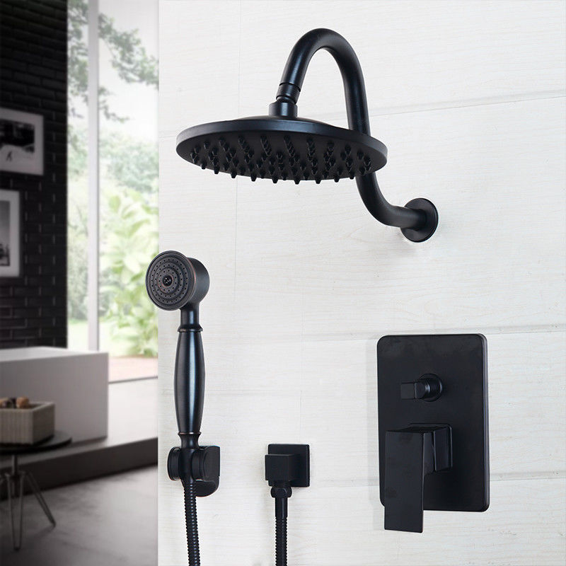 Einbaudusche aus Ölbronze