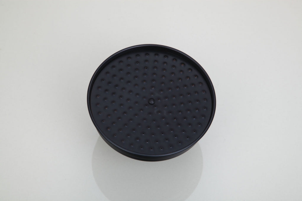 20cm round oil bronze shower head
