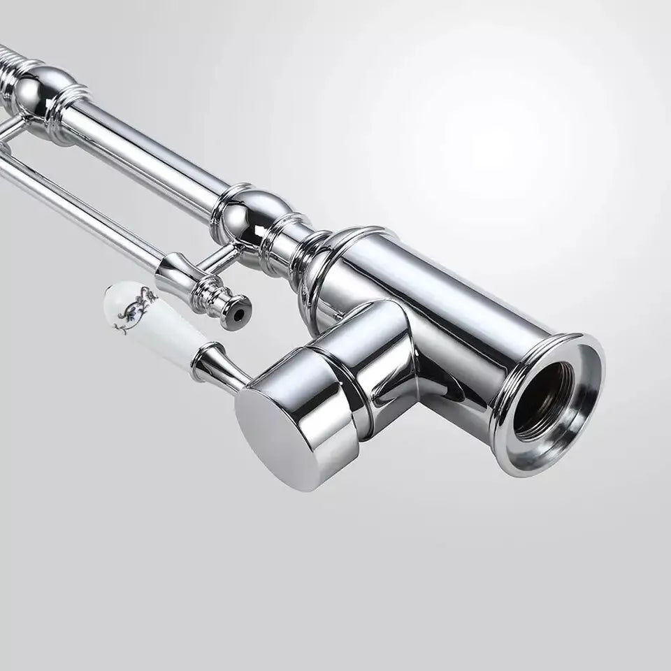 Malvizza Luxus-Landhaus-Küchenarmatur – Chrom