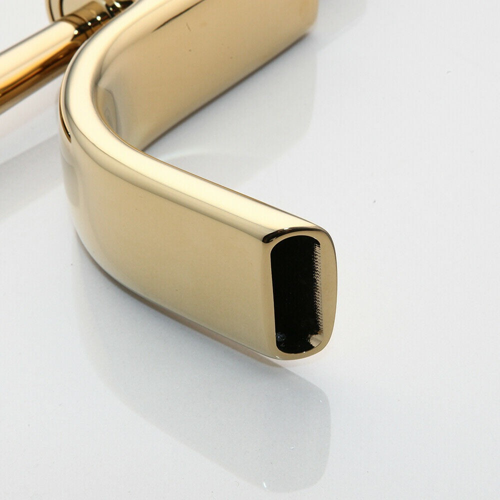 Gold-colored waterfall tap