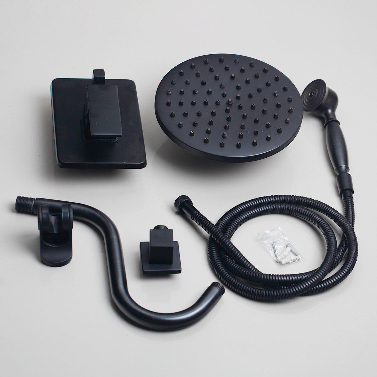 Einbaudusche aus Ölbronze