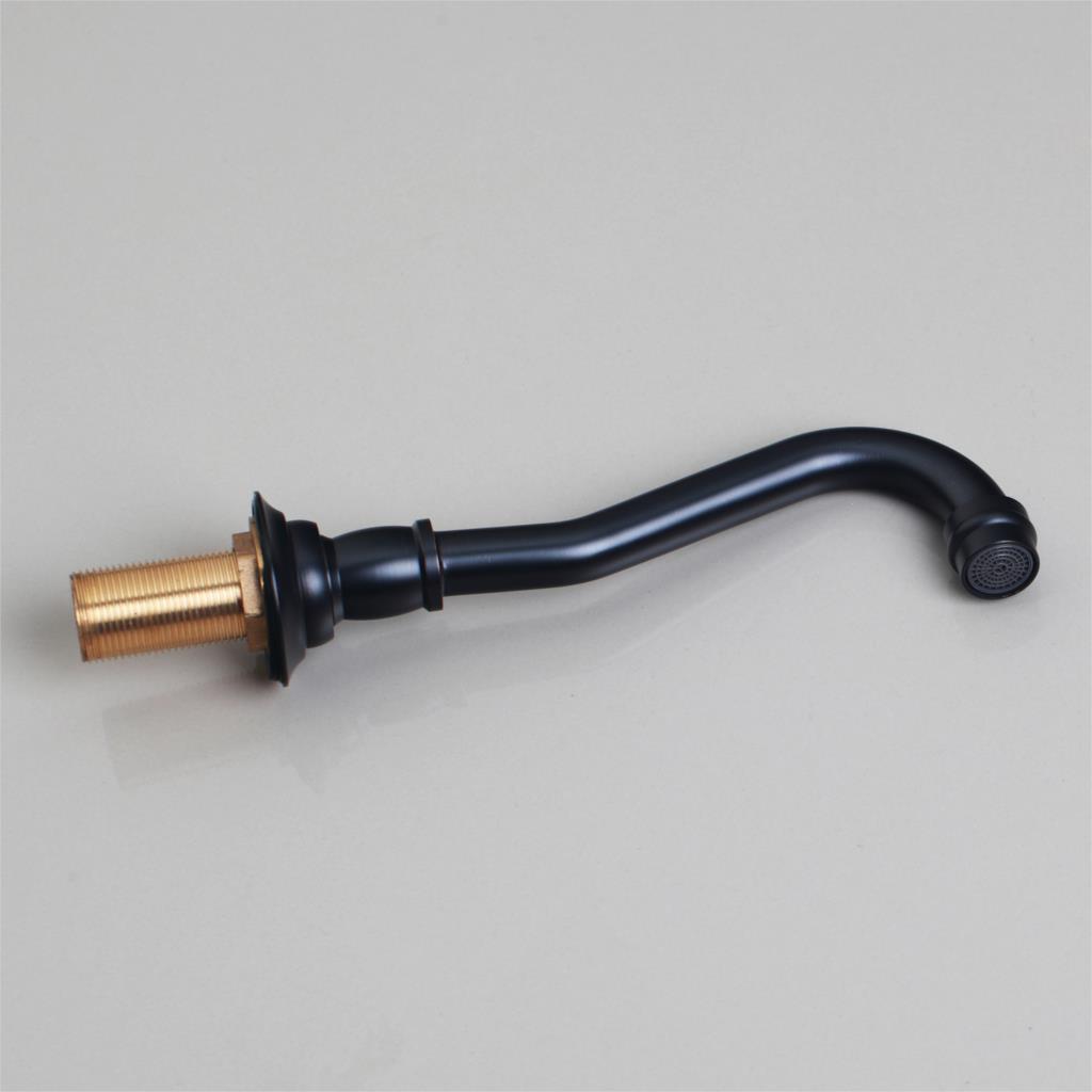 3-teiliger Wandhahn aus Ölbronze