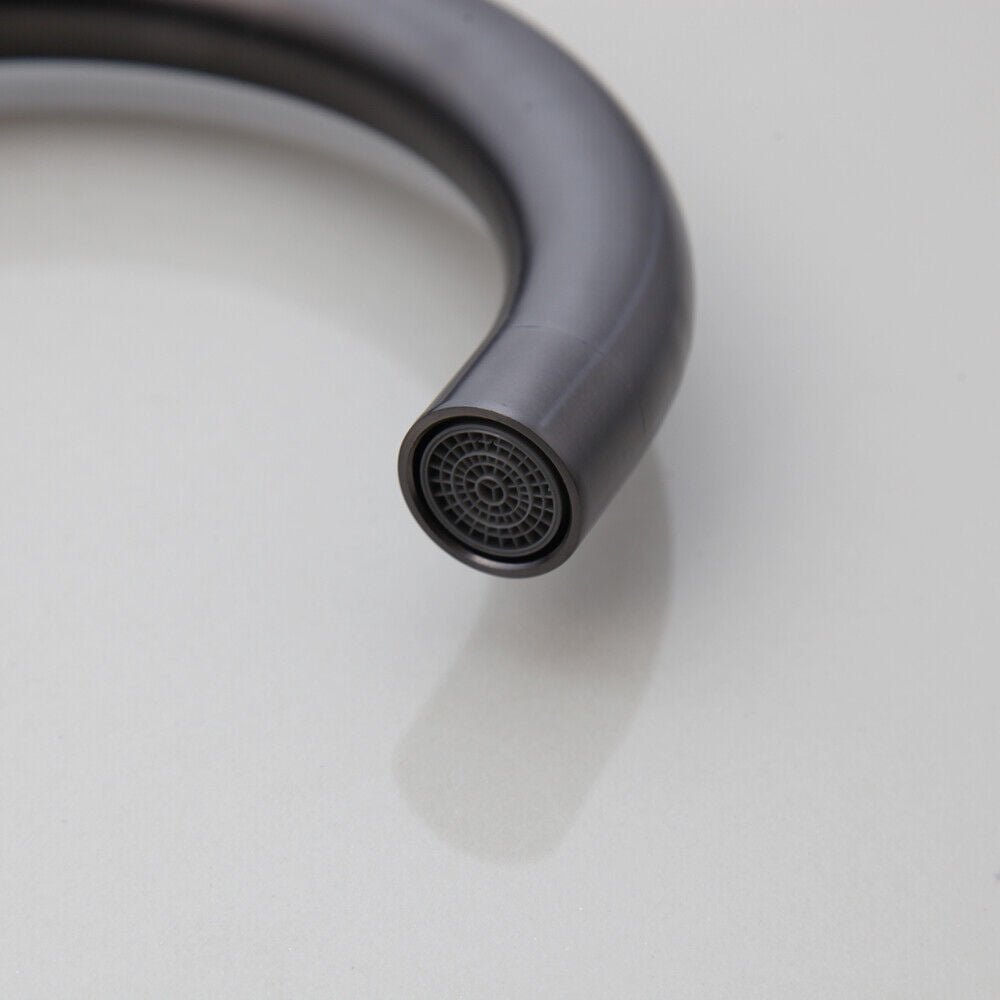 perlator gun metal wastafelkraan