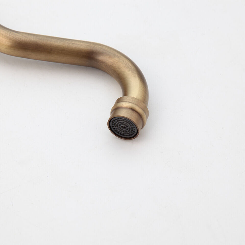 Landhausstil 3-teilige Waschtischarmatur, bronzefarben