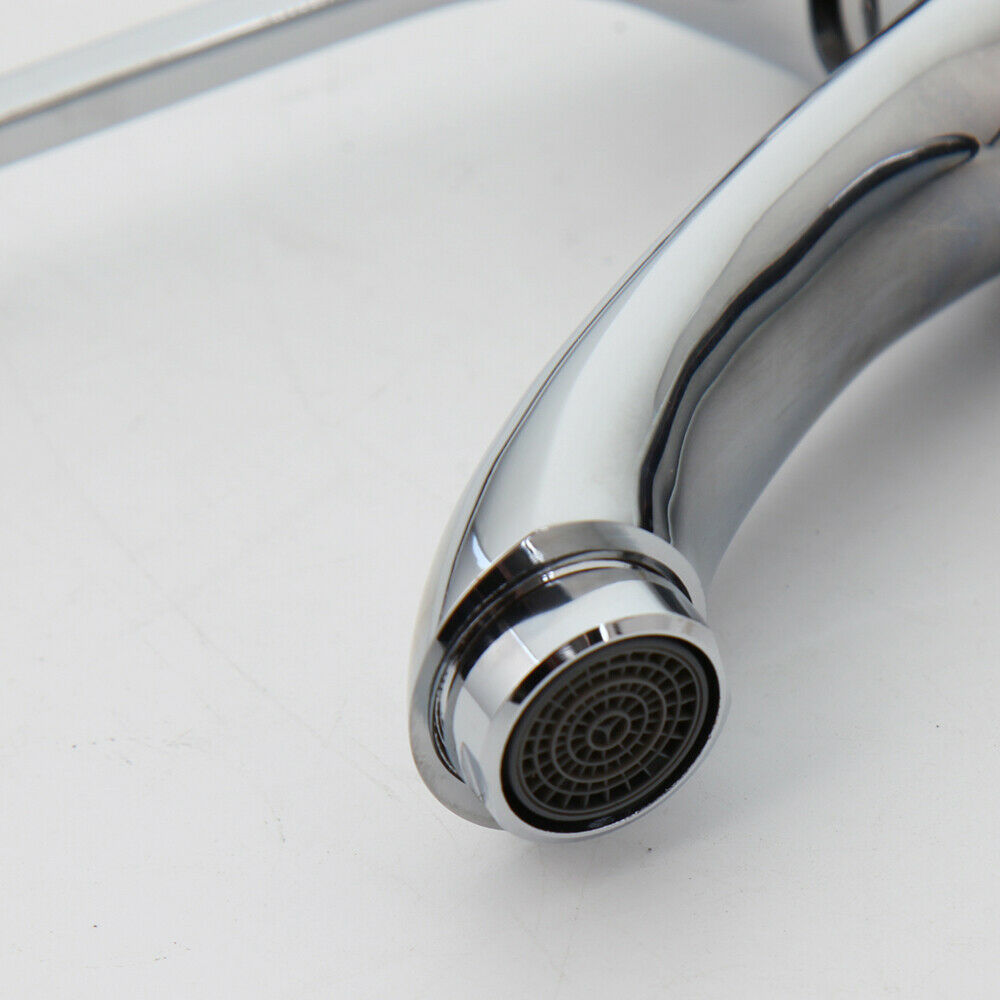 Elbow mixer tap chrome