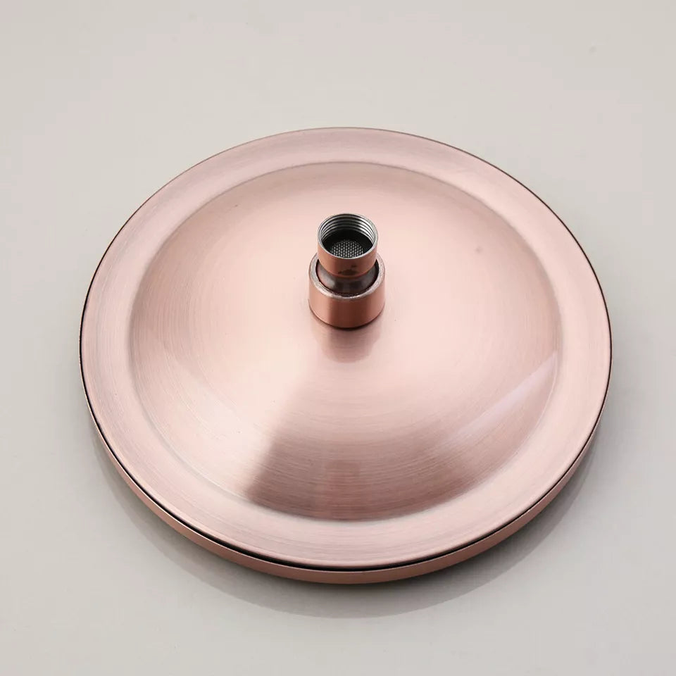 Klassische nostalgische Kupfer-Aufputz-Regendusche