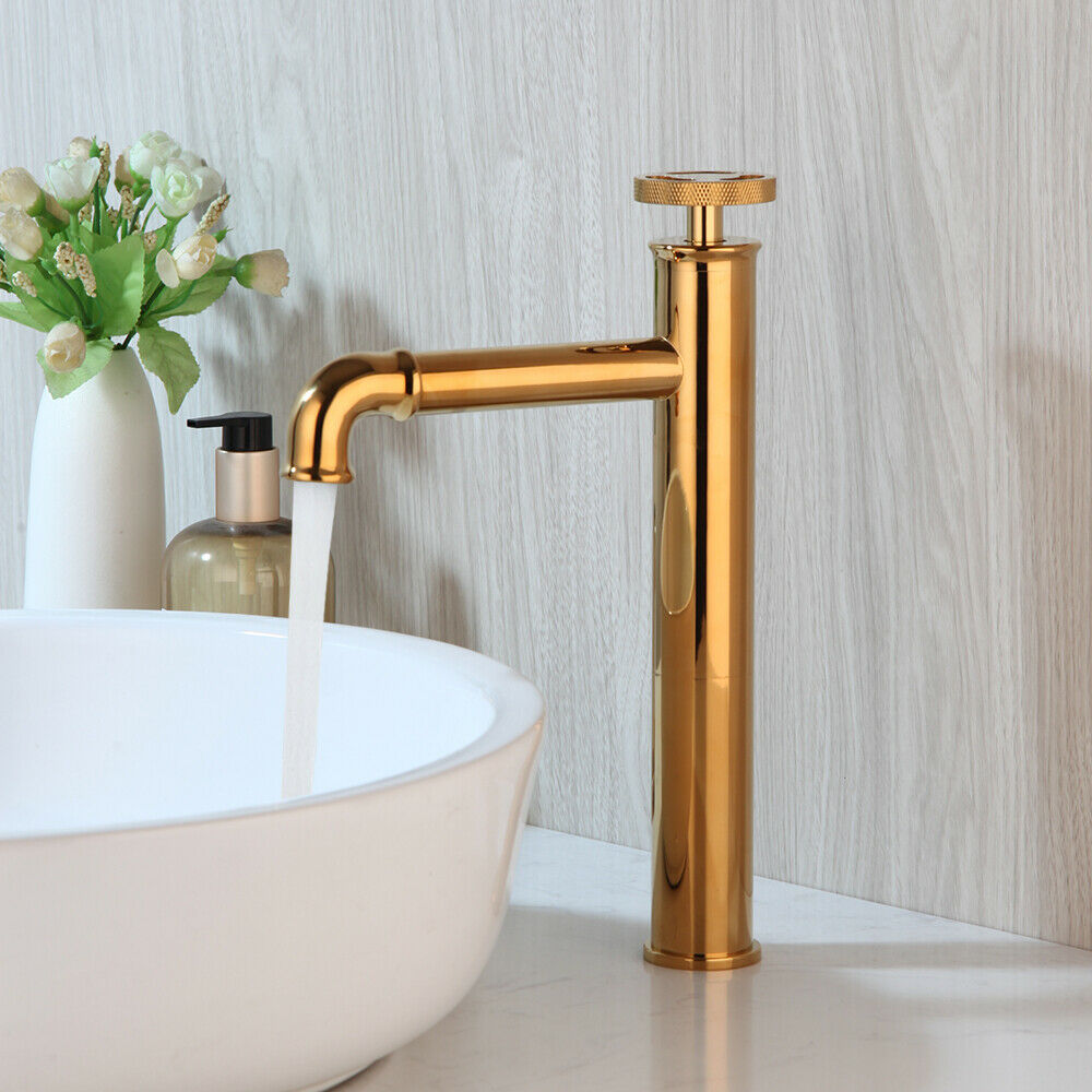 Gold-colored built-in control levers