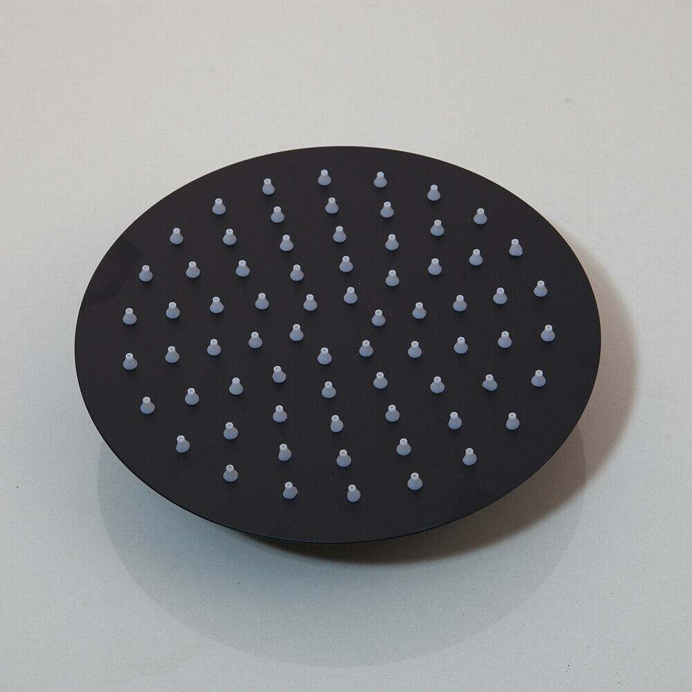 Mattschwarze Einbaudusche