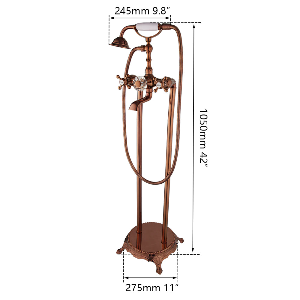 Standarmatur in Roségold
