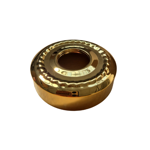 Goldfarbene Baderosette 70 mm