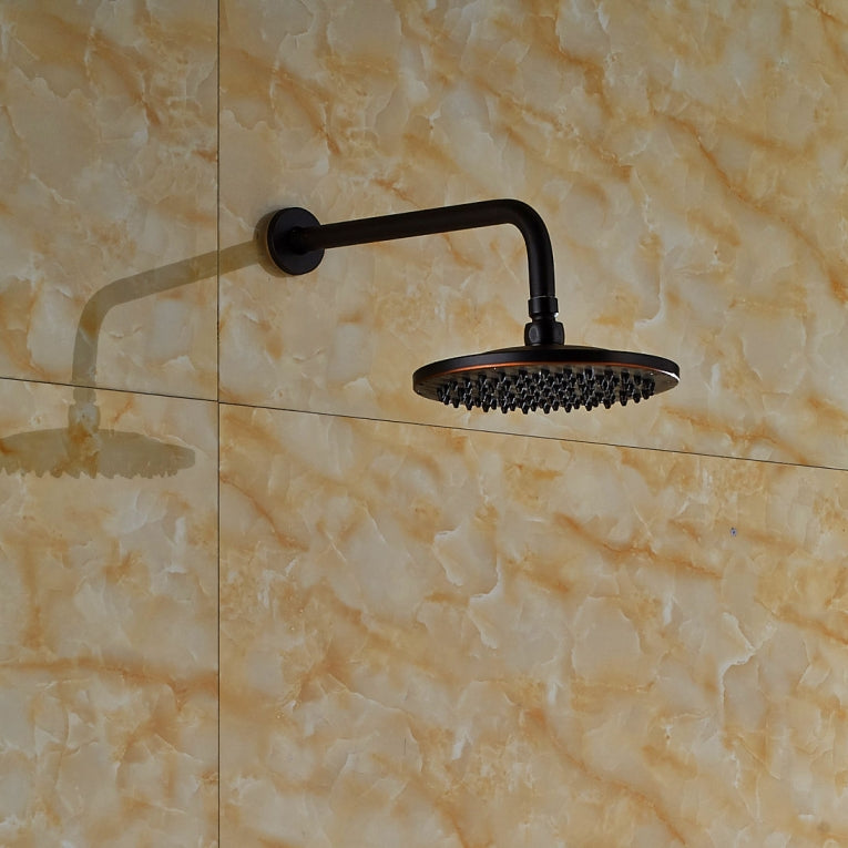 Nostalgische eingebaute Regendusche aus ölgeriebener Bronze