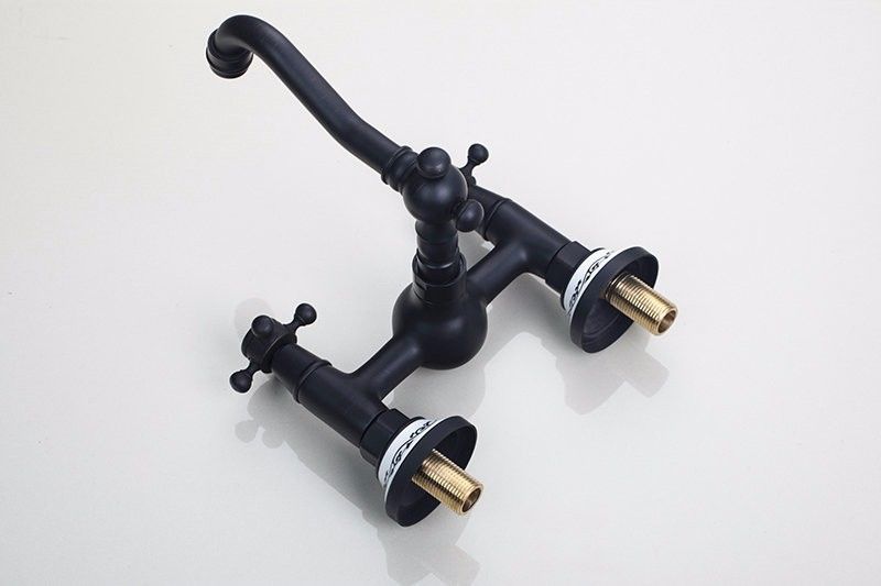 Nostalgische Ölbronze-Wasserhahn-Wandhalterung