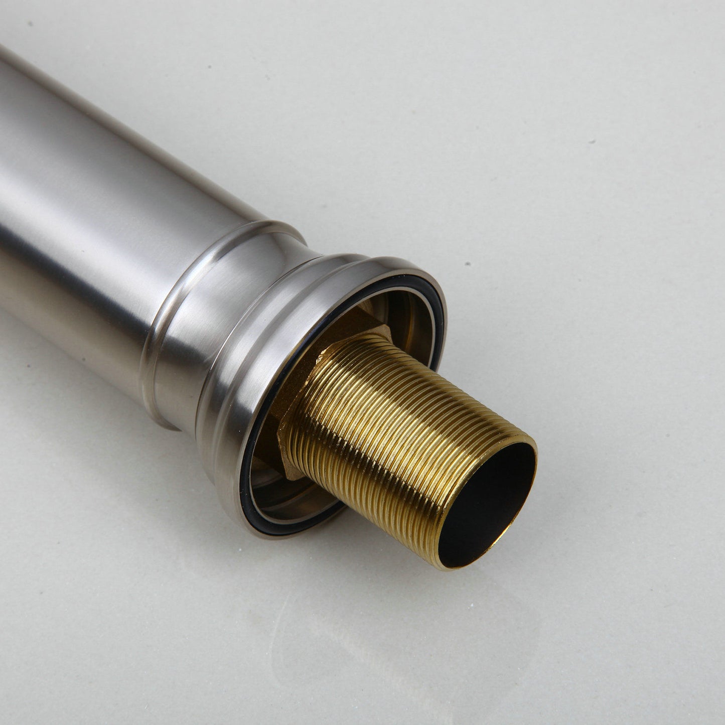 Waschtischarmatur Modell Classic, Nickel gebürstet