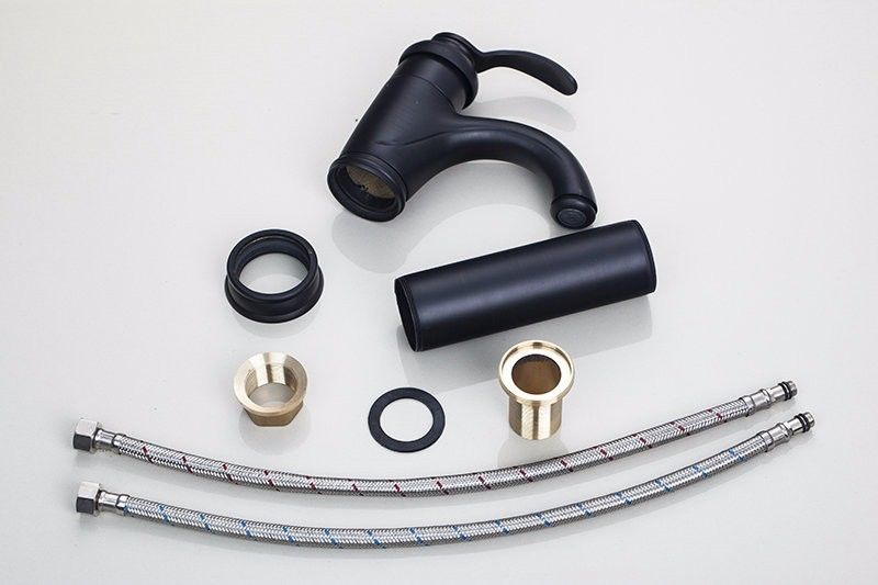 Nostalgic oil bronze washbasin tap, classic antique design