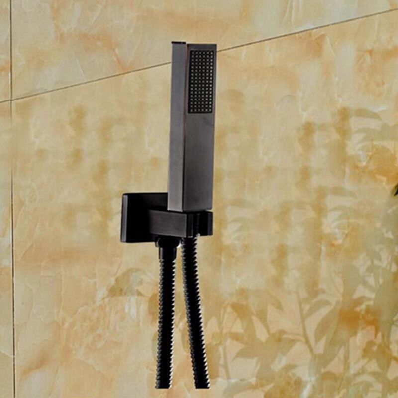 Duschkopf aus geriebener Ölbronze inklusive Duscharm