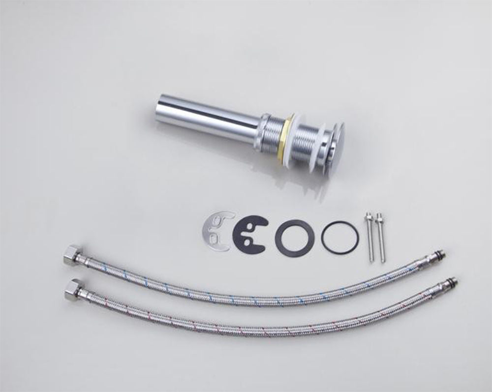 Bronze faucet with hand-painted ceramic washbasin