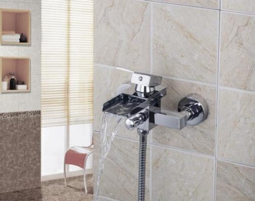 Waterval Badkraan met Chroom Afwerking