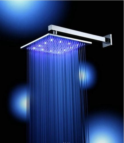 10 Zoll 25 CM LED Regendusche inklusive Duscharm
