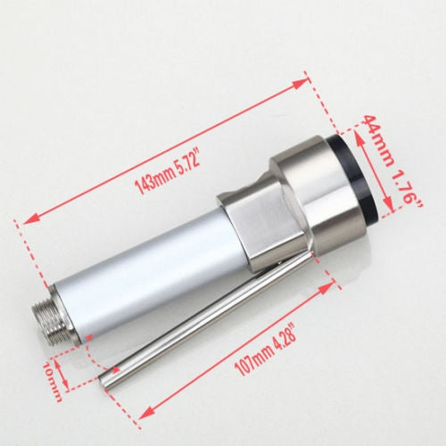 Kitchen faucet spray head brass with nickel handle