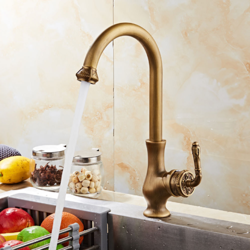 Elegant bronze faucet