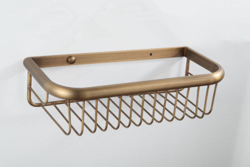 Antique bronze shampoo rack/holder